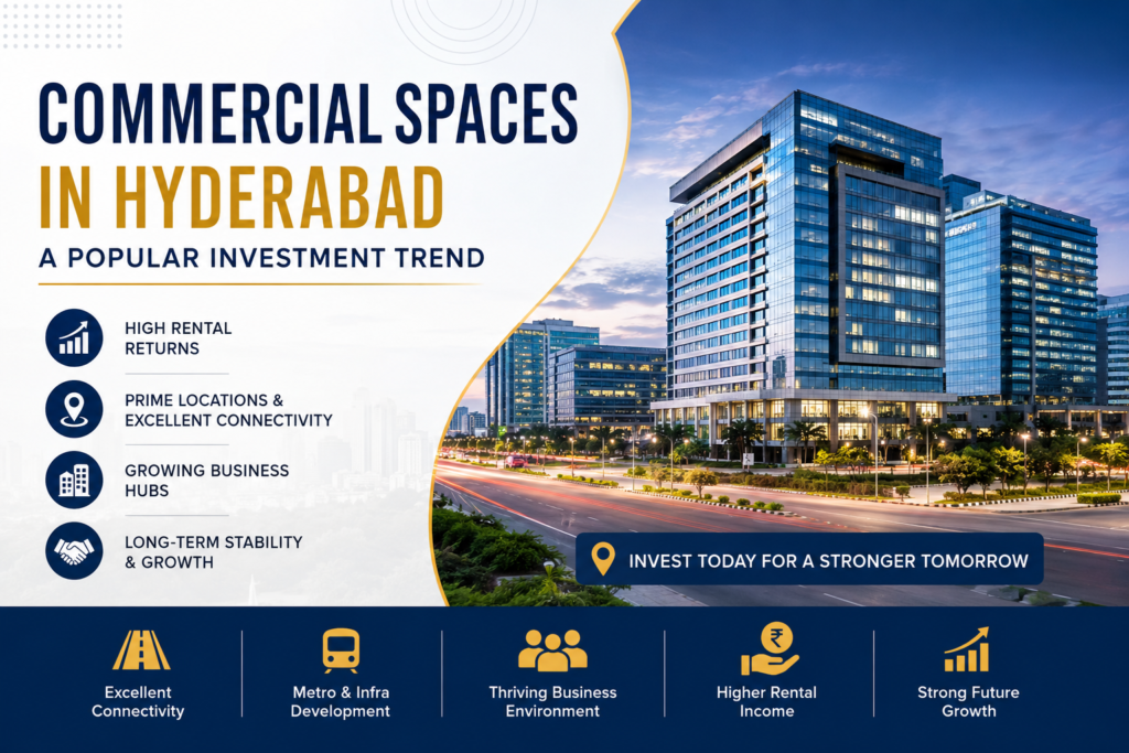 Commercial Spaces in Hyderabad